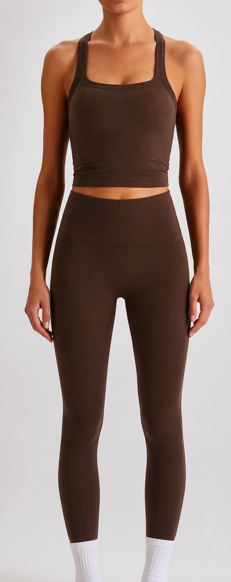 MONO Essential Tank Coffee Brown